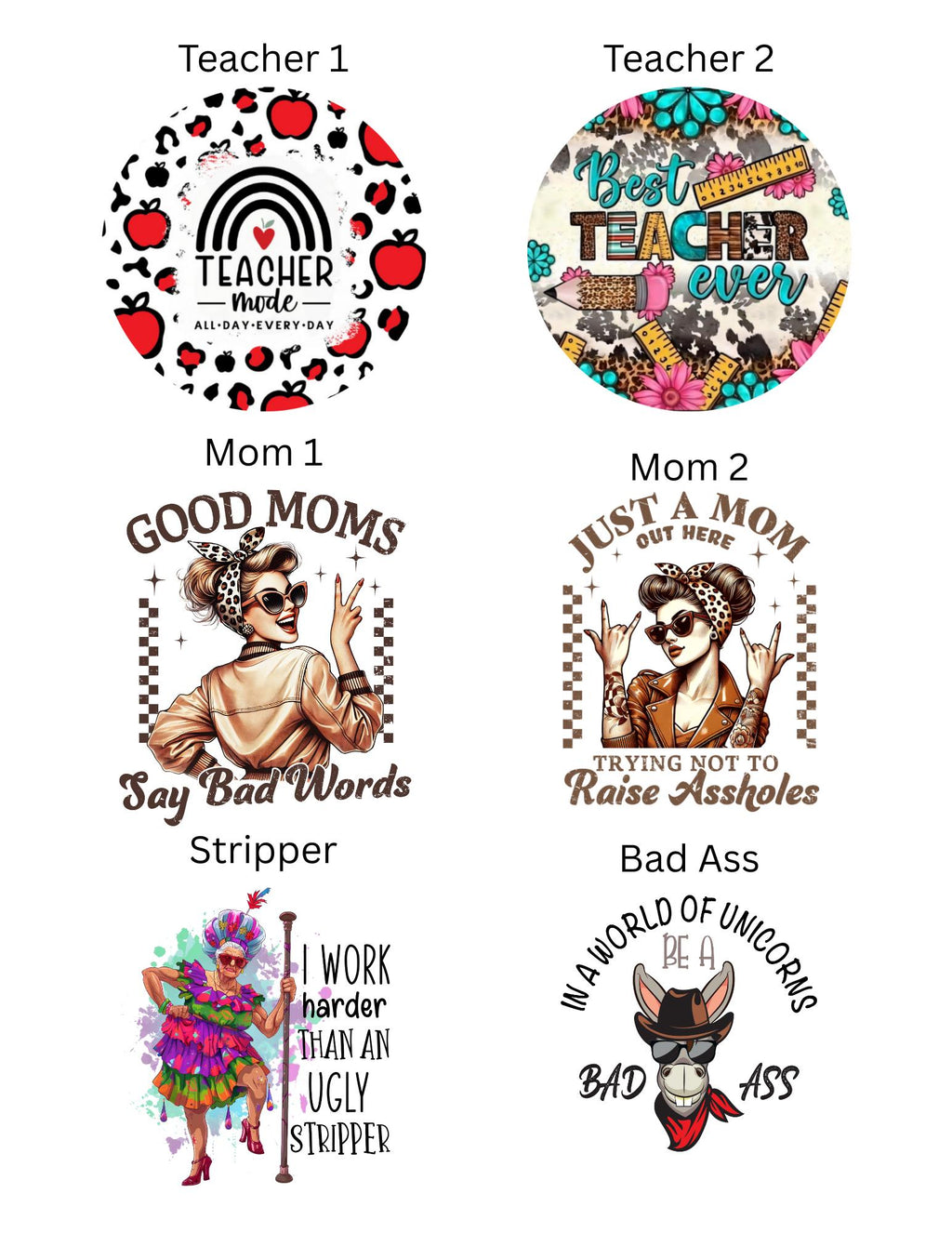 Pre-Made 3" Pocket Mirrors