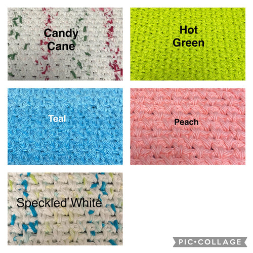 Crocheted Dishcloths - 100% cotton (handmade)