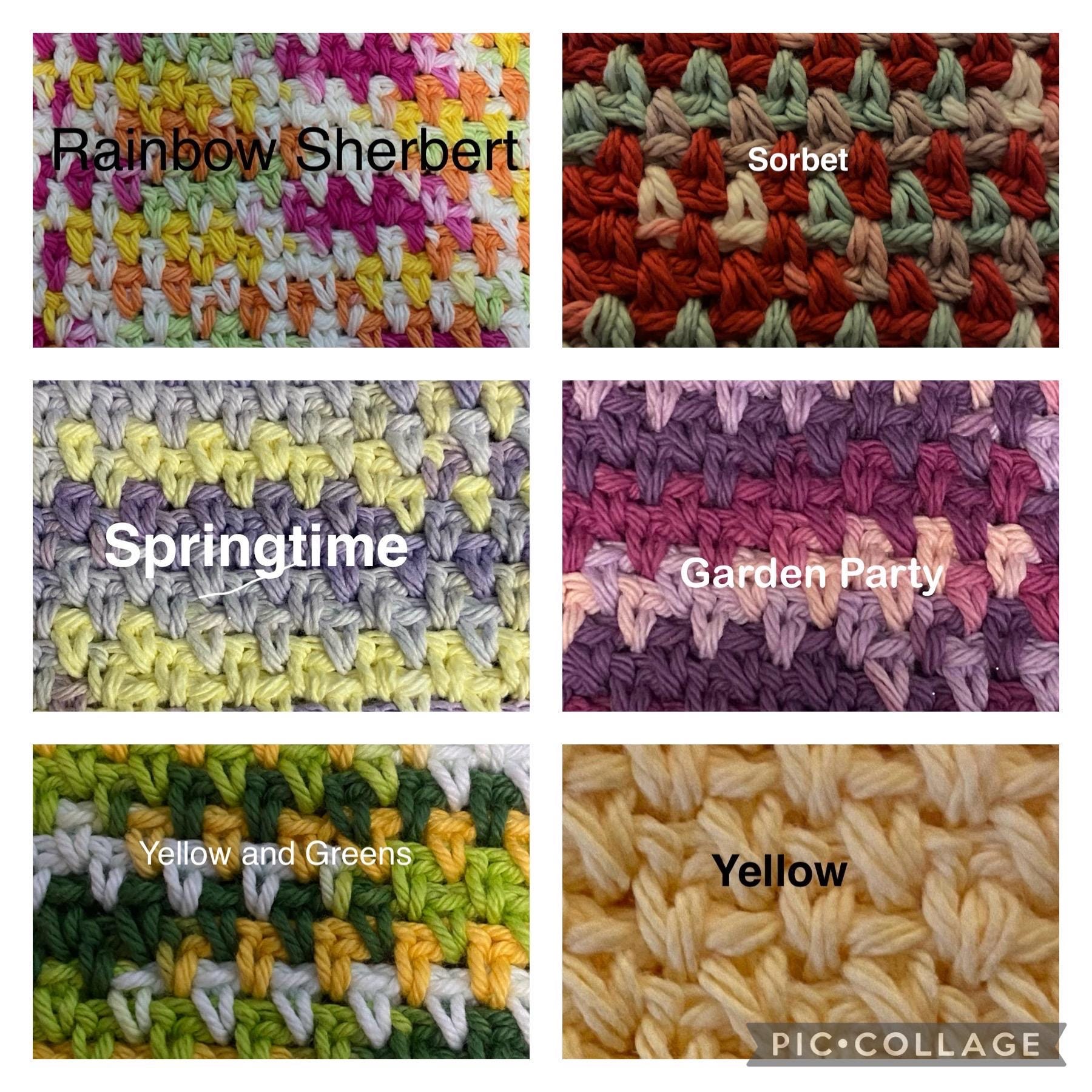 Crocheted Dishcloths - 100% cotton (handmade)