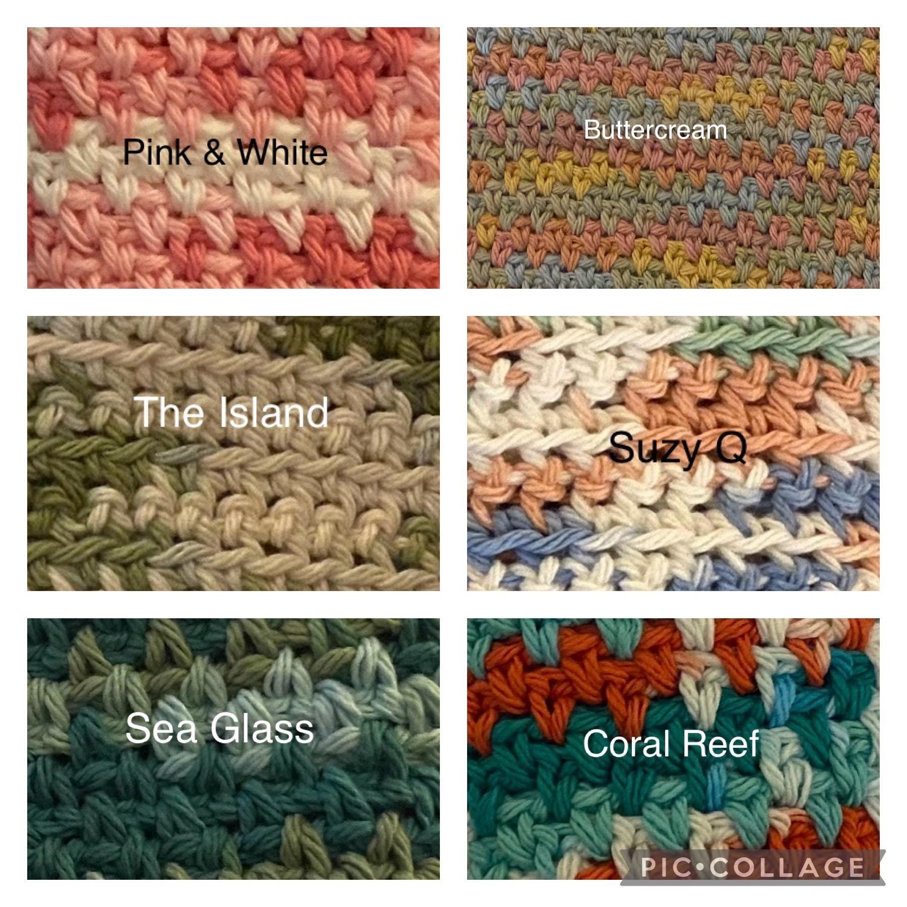 Crocheted Dishcloths - 100% cotton (handmade)
