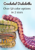 Crocheted Dishcloths - 100% cotton (handmade)