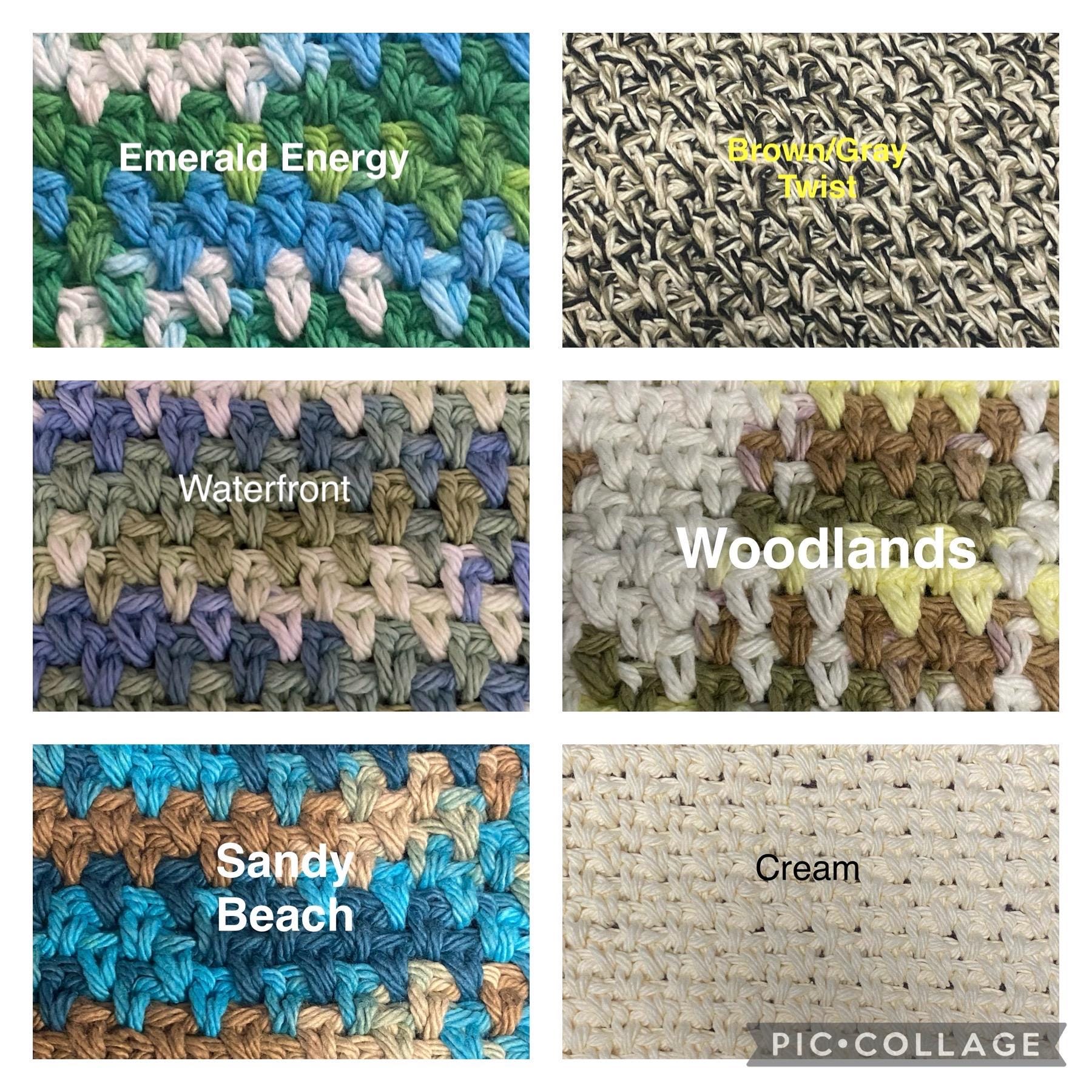 Crocheted Dishcloths - 100% cotton (handmade)